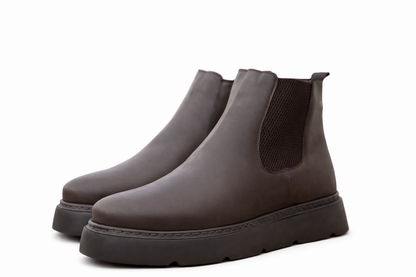 Ozero Leather Dark Brown Boots