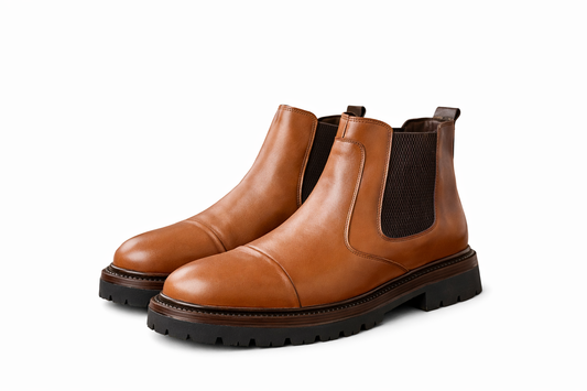 Ozero Leather Boots In Havan