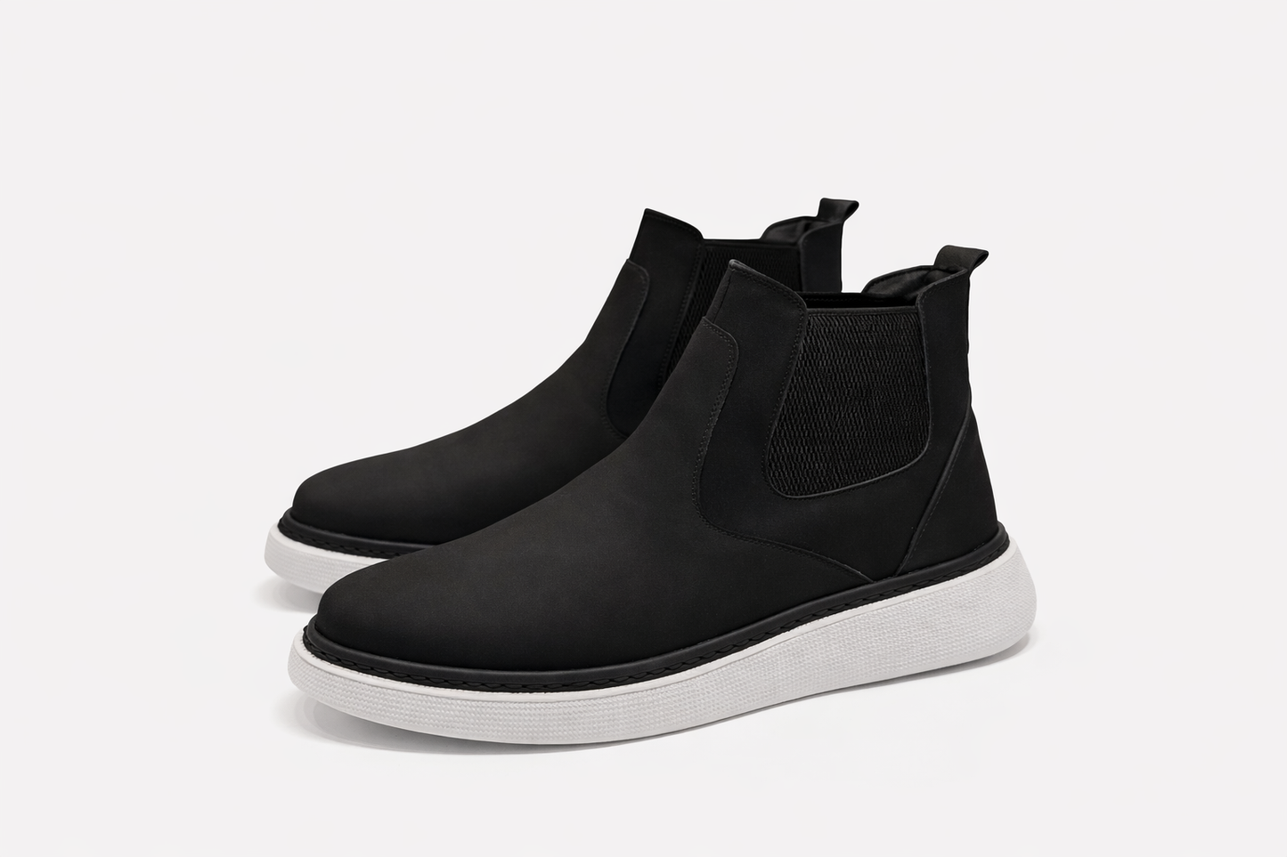 Ozero Velvet Boots In Black