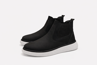 Ozero Velvet Boots In Black