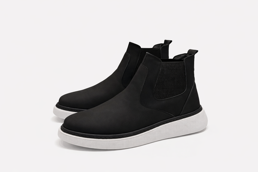 Ozero Velvet Boots In Black