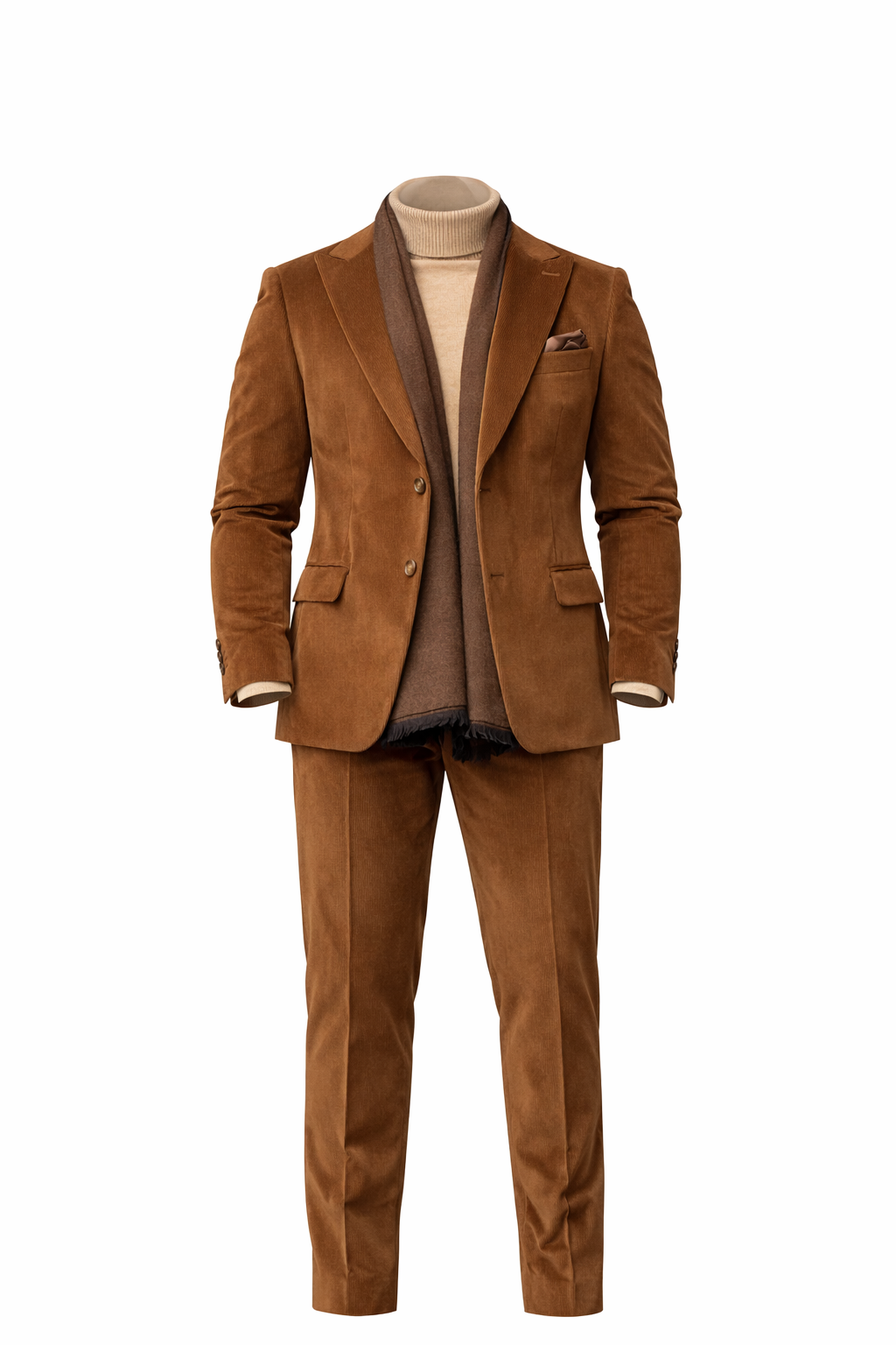 Brown Velvet Suit