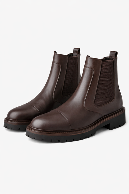 Dark Brown Chelsea Ozero Boots