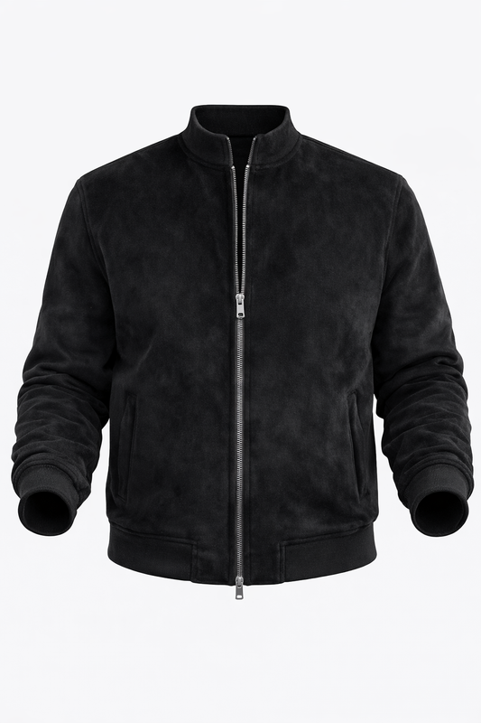 Black Velvet Chinese Neck Cut
