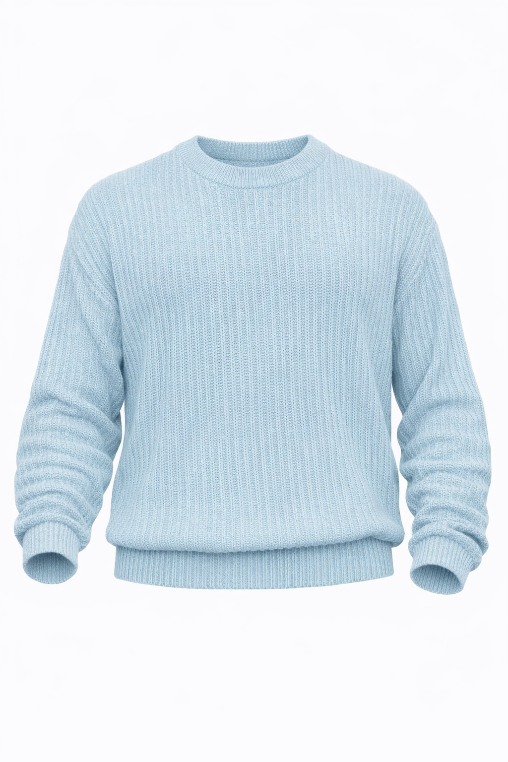 Light Blue Knitted Sweater