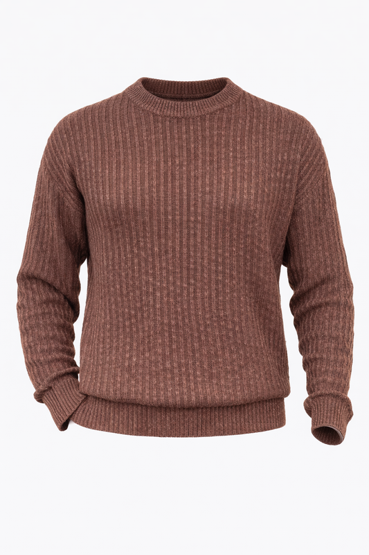 Brown Knitted Sweater