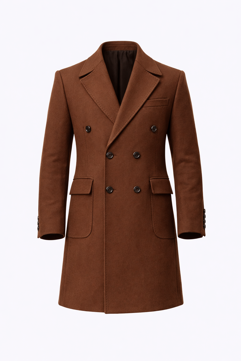 Notch Lapel Neck Mont In Brown