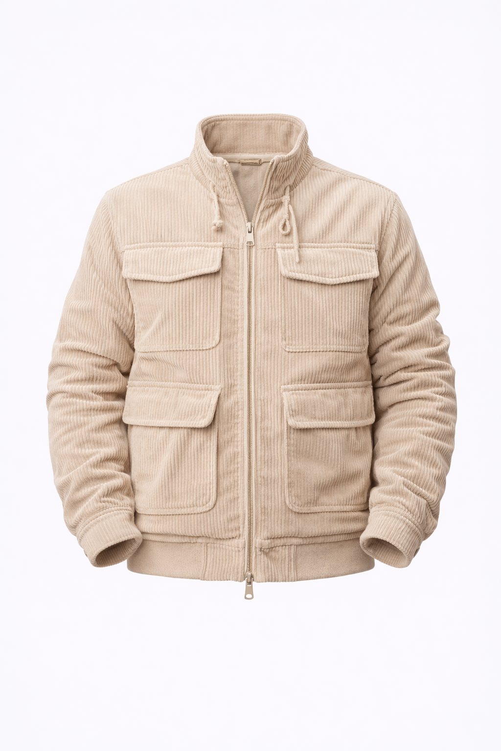 Beige Casual Jacket