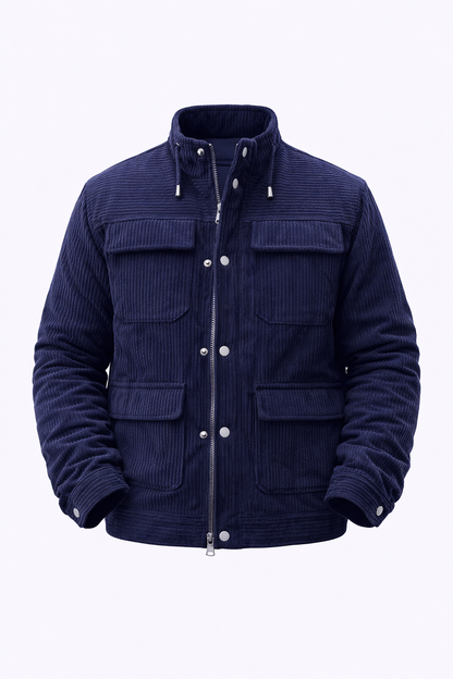 Navy Blue Casual Jacket
