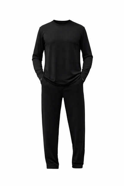 Black Tshirt & Pants Set