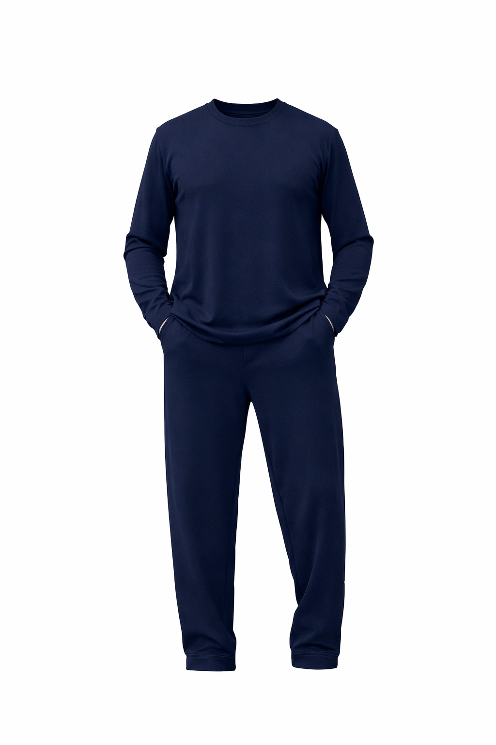 Dark Navy Blue Tshirt & Pants Set