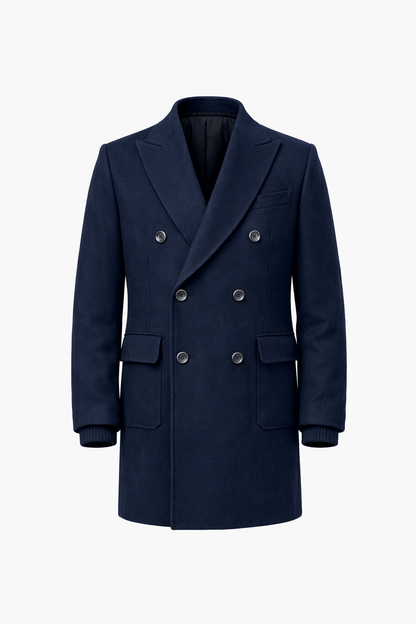 Navy blue Dubetti Coat