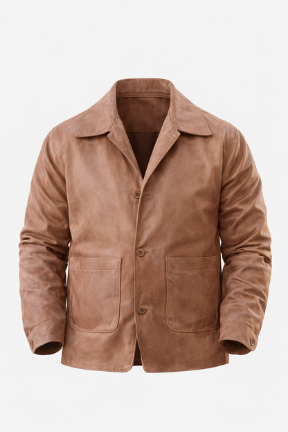 Light Brown Velvet Jacket