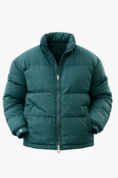 Green Puffer Jacket