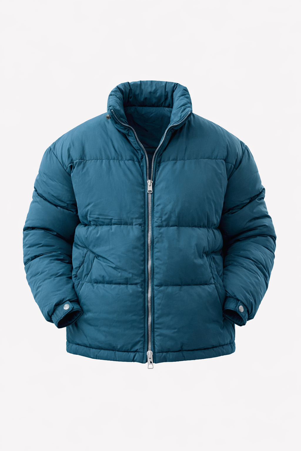 Petroleum Puffer Jacket