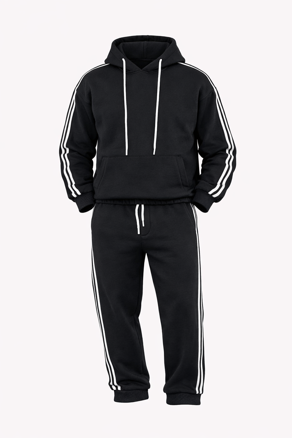 Ozero Brand Black Hoody Set