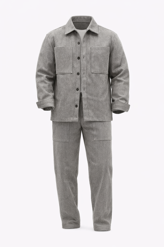 Ozero Brand Grey Chemise Set