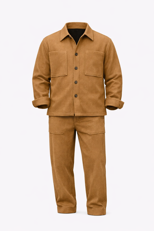 Ozero Brand Camel Chemise Set