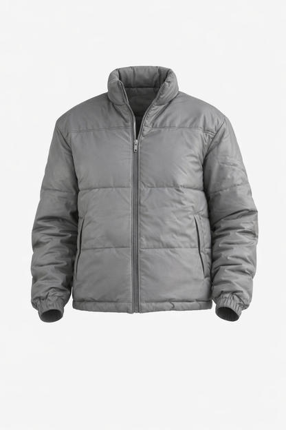 Grey Puffer Jacket