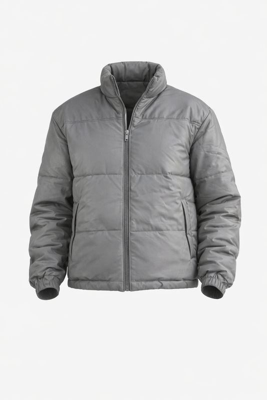 Grey Puffer Jacket
