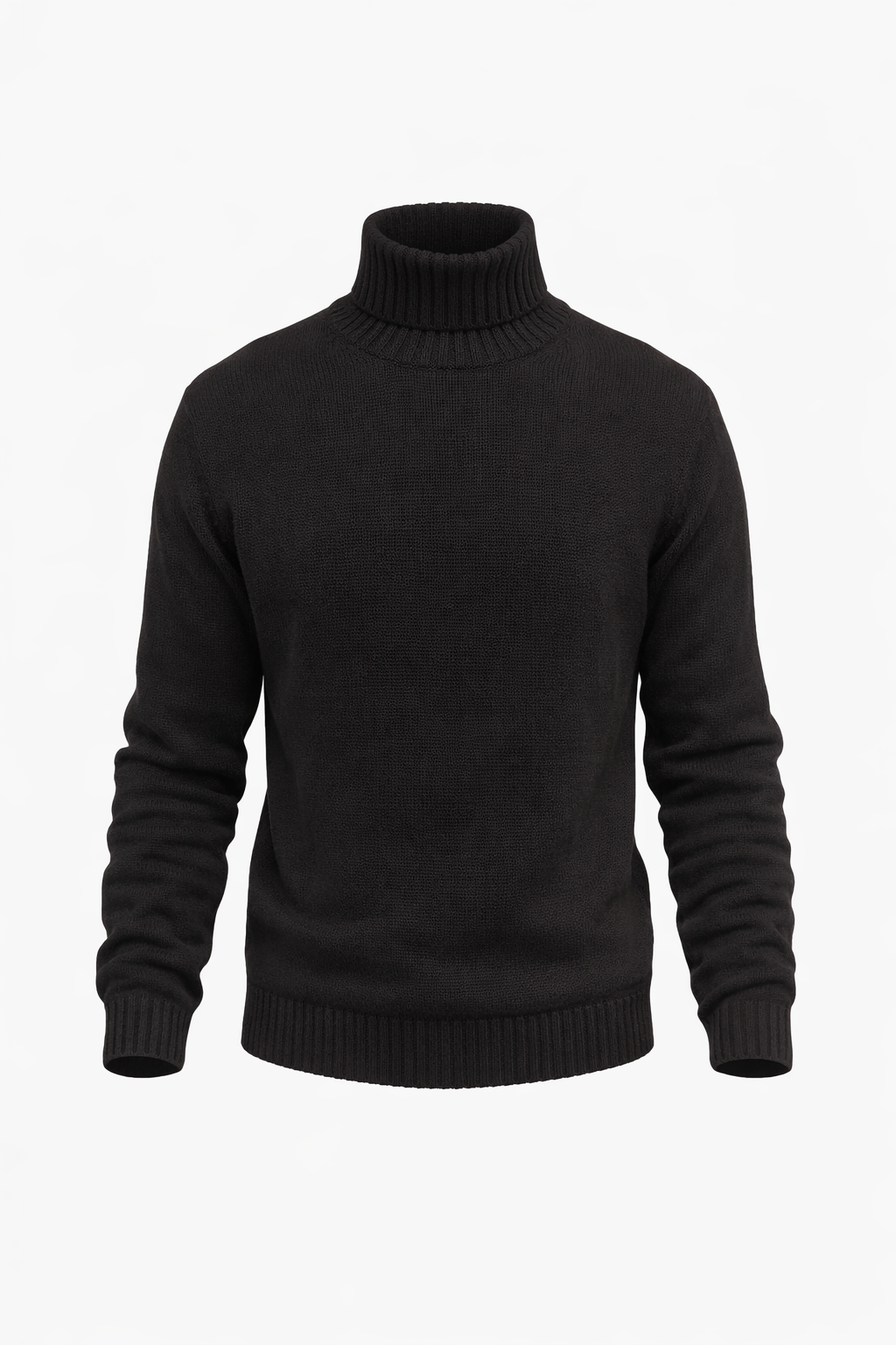 Black High Neck Top