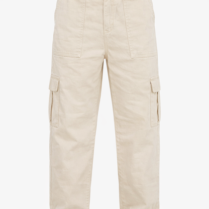 Beige Baggy Jeans