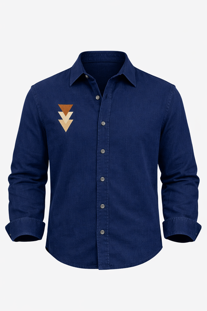 Navy Blue Casual Shirt