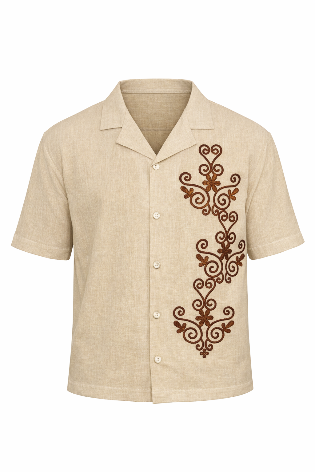 Beige Linen Shirt