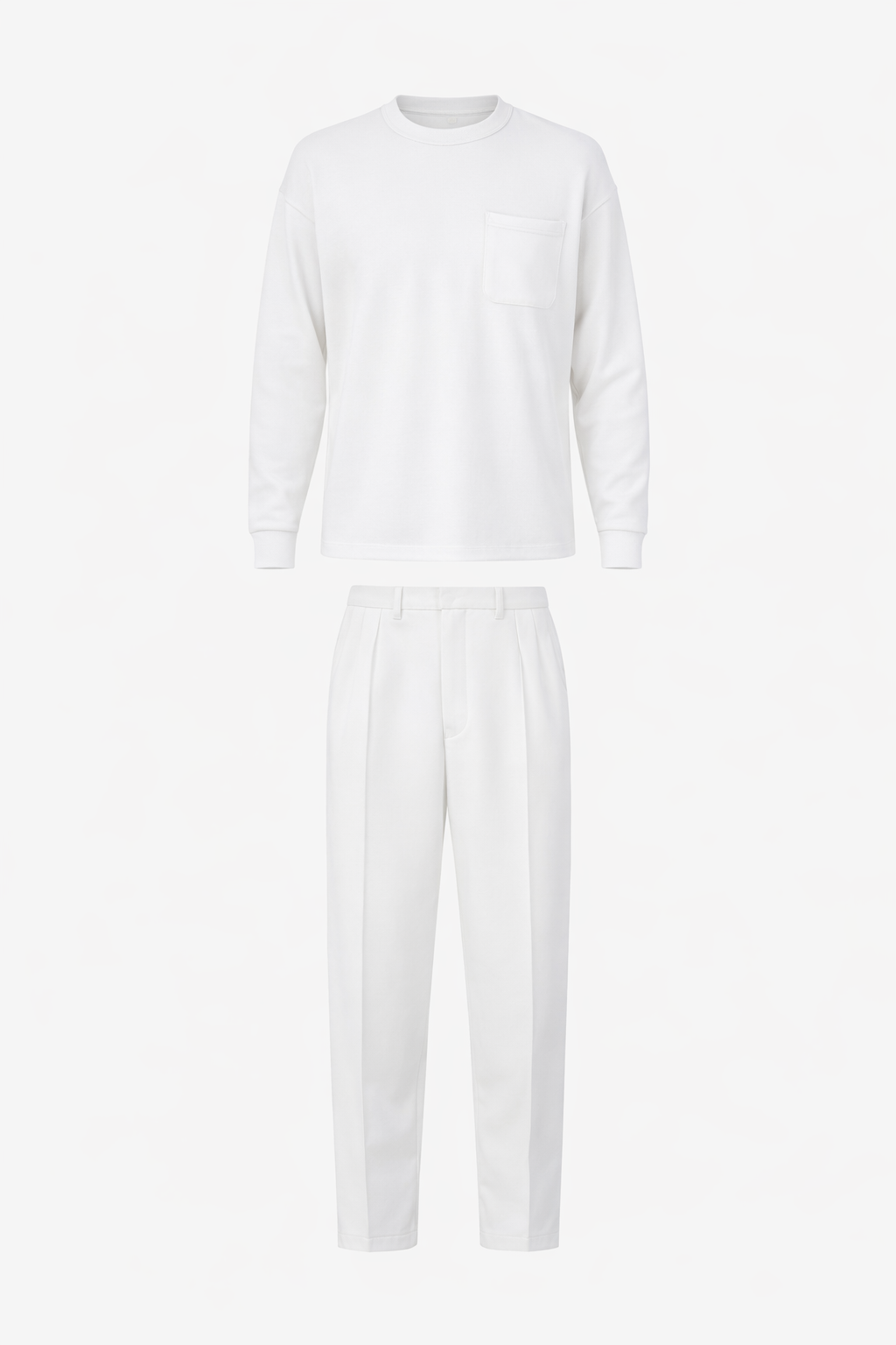 White Set With Side Pocket