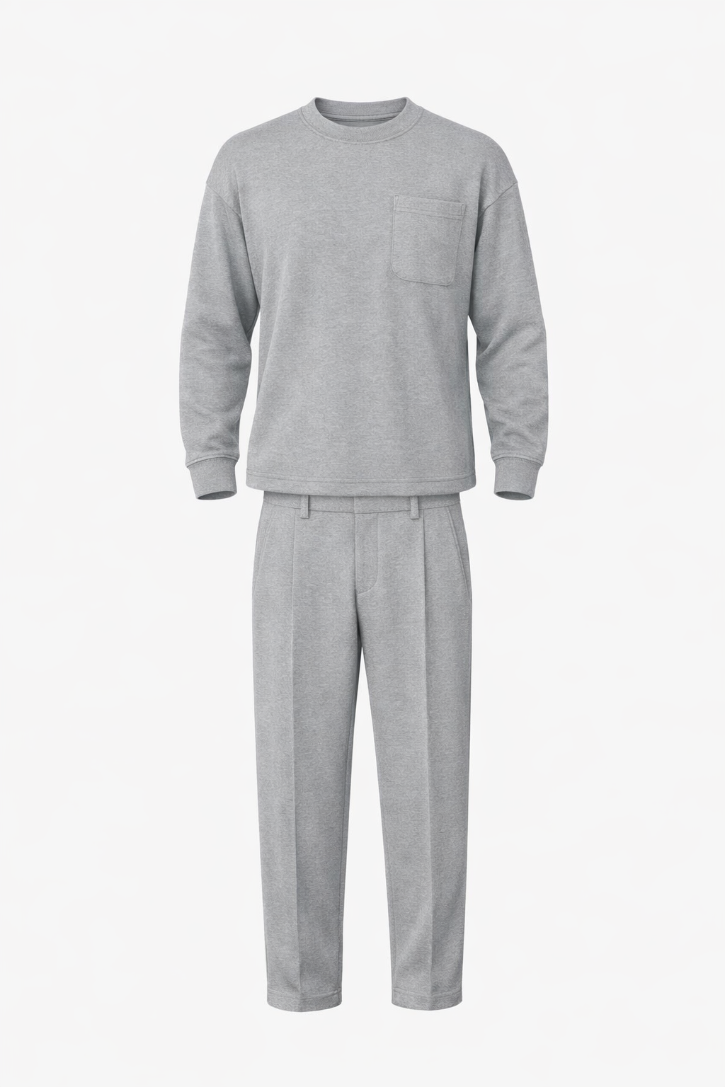 Gray Set With Side Pocket