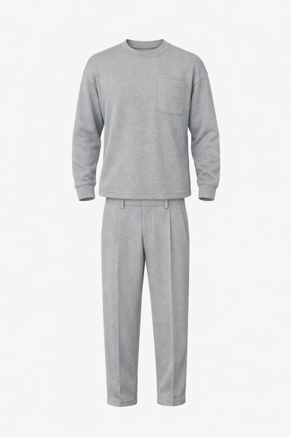 Gray Set With Side Pocket