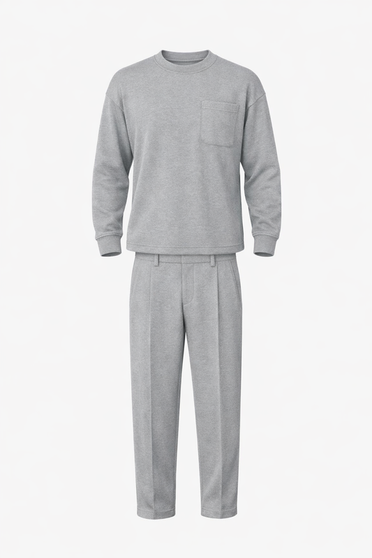 Gray Set With Side Pocket