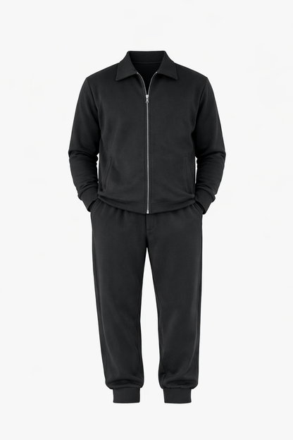 Full Zip set in Black