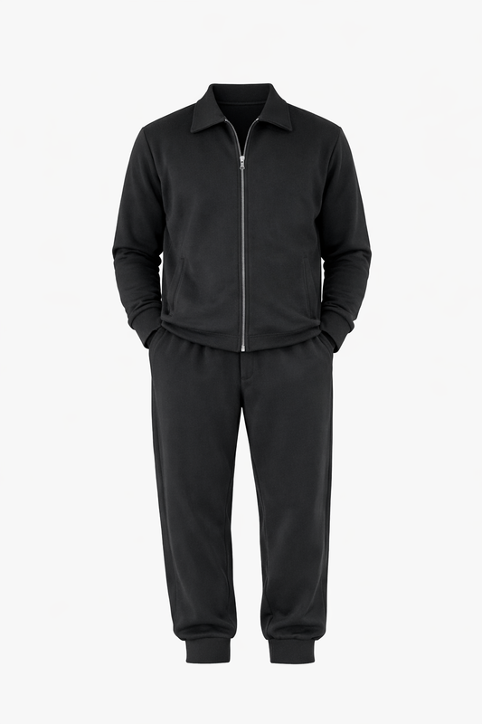 Full Zip set in Black