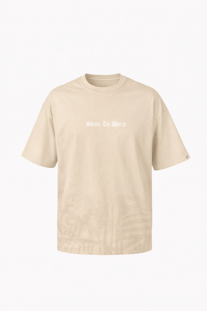 Beige Over Size T-Shirt