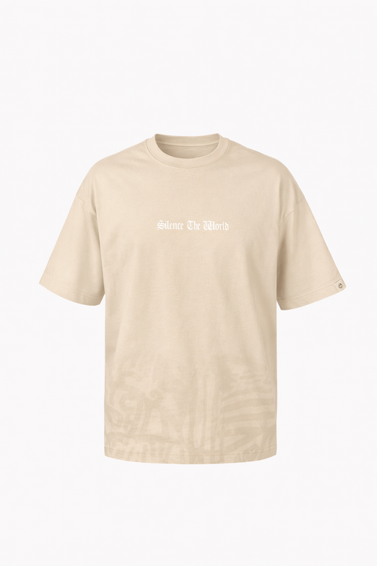 Beige Over Size T-Shirt