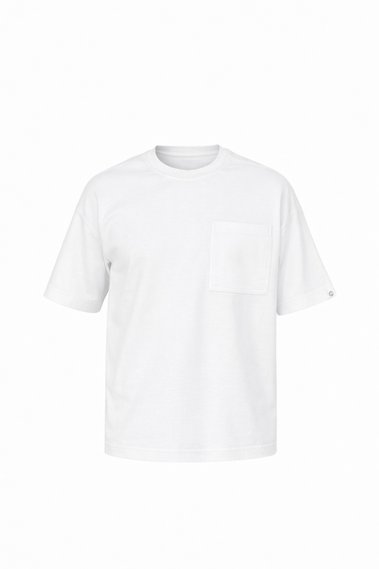 Side Pocket Over Size T-Shirt