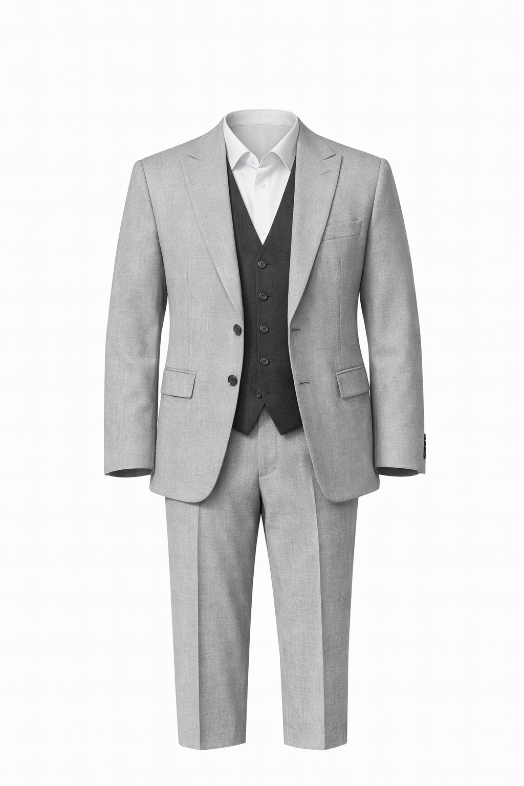 Dark Grey Suit & Vest