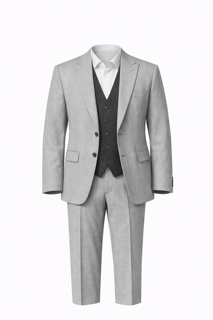 Dark Grey Suit & Vest