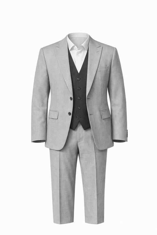 Dark Grey Suit & Vest