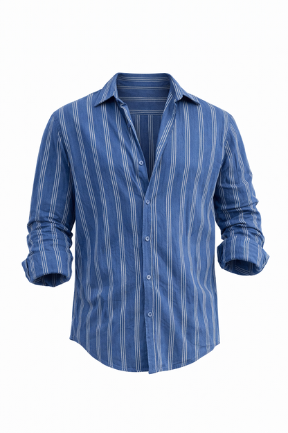 Over Size Navy Shirt