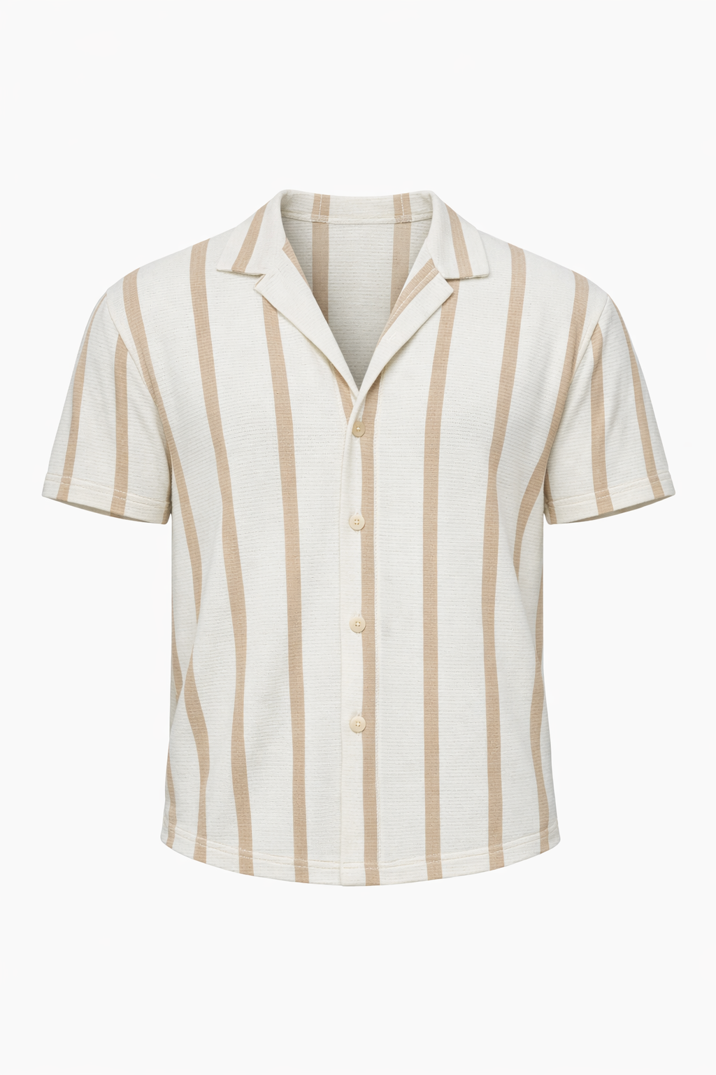 White & Beige Shirt
