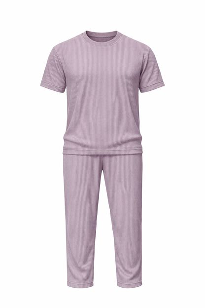 Grey Round Neck Set