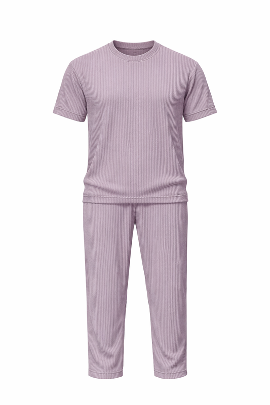 Grey Round Neck Set