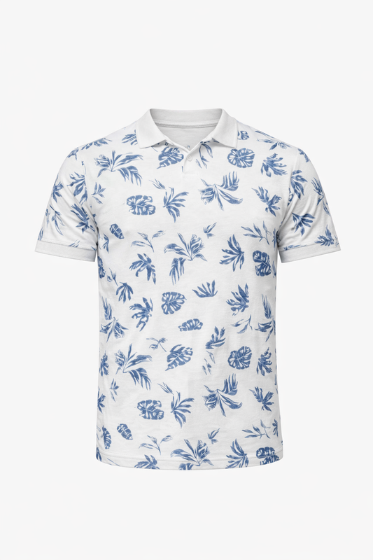 White & Blue Polo