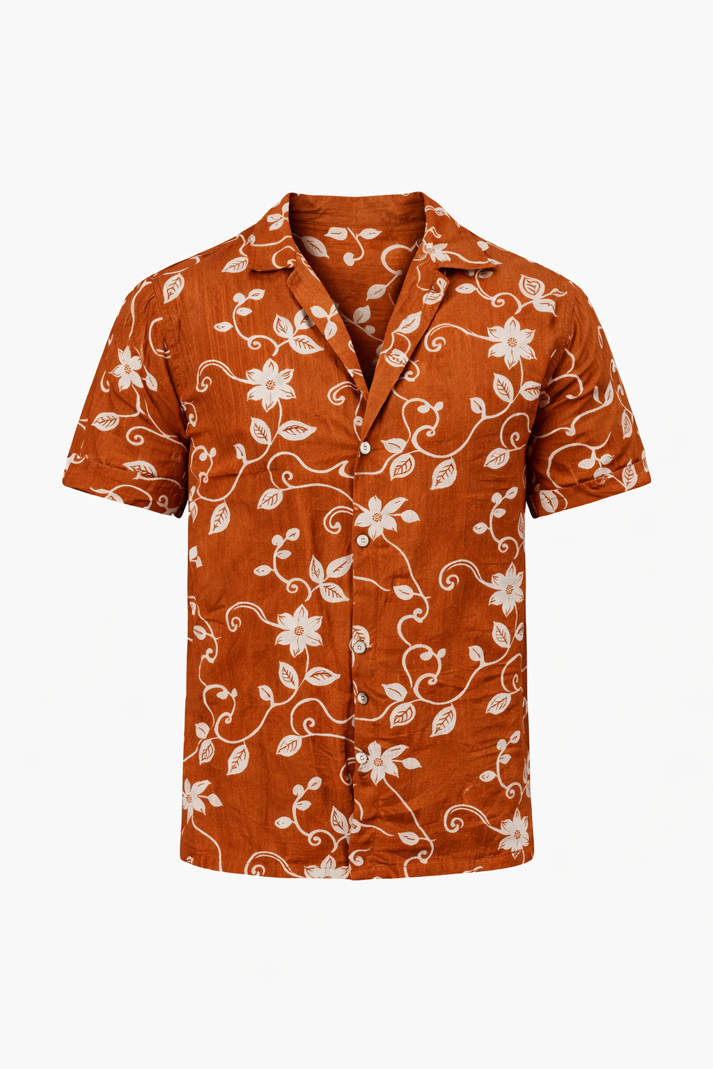 Brown & White Shirt