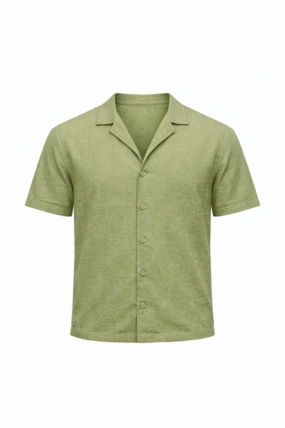 Light Green Half Sleeve Shirt