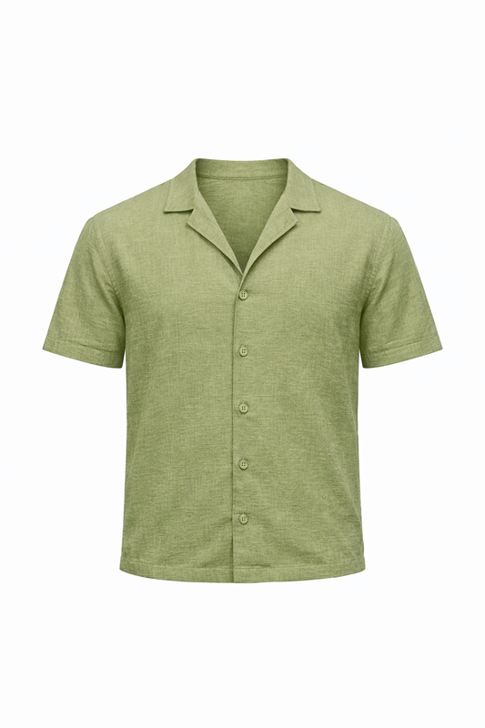 Light Green Half Sleeve Shirt