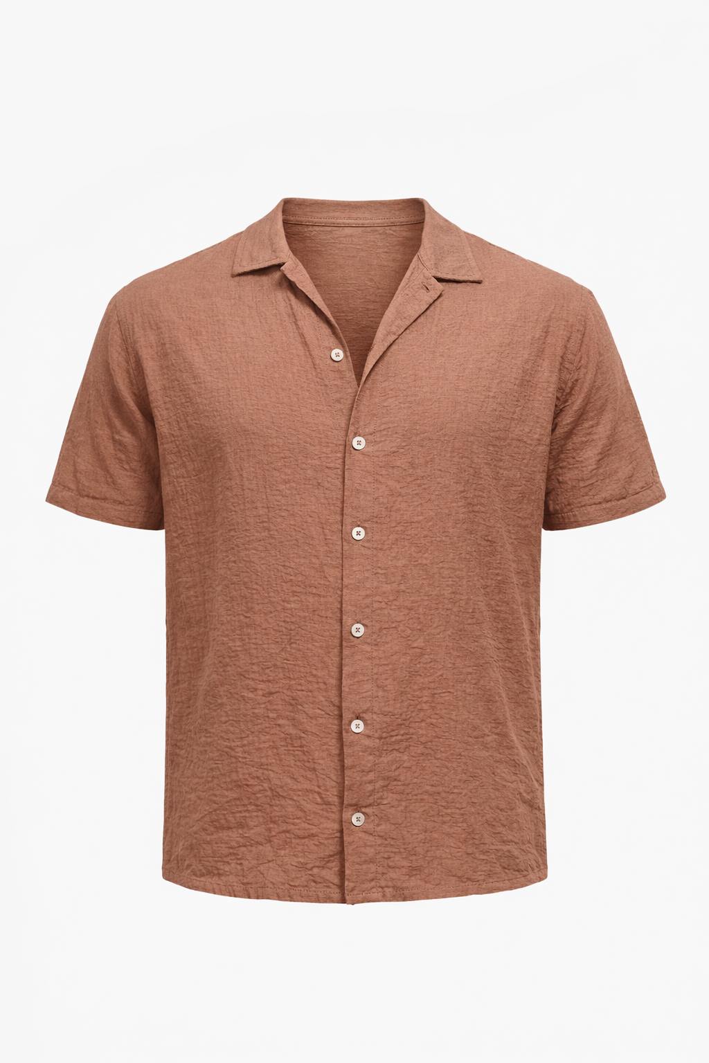 Brown Half Sleeve Shirt
