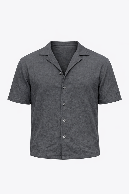 Grey Half Sleeve Shirt